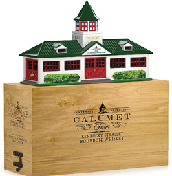 Calumet Farm Ceramic Farm Decanter